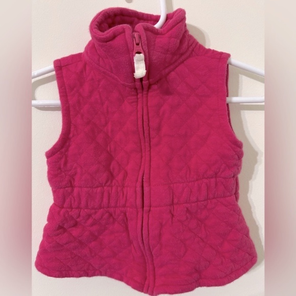 6 mo Carter’s Bright Pink Quilted Vest